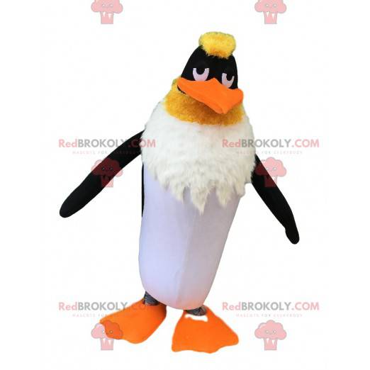 Mascotte de pingouin, costume d'oiseau de la banquise -