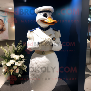 Navy Swans mascotte kostuum...