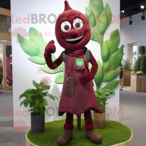 Maroon Beanstalk maskot...