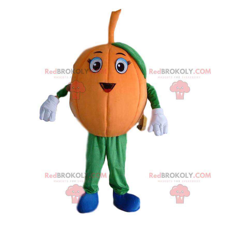 Giant pumpkin mascot, orange pumpkin costume - Redbrokoly.com