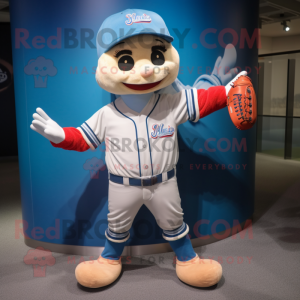 nan Baseball Glove mascot costume character dressed with a Joggers and Ties