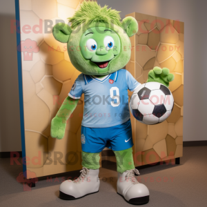 Green Soccer Goal mascotte...