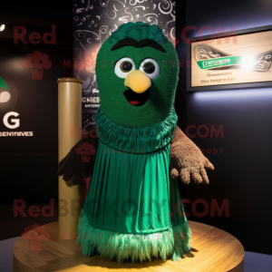 Grøn Guinness maskot...