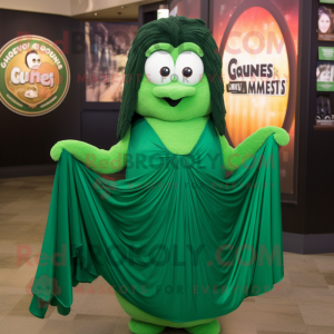 Grøn Guinness maskot...