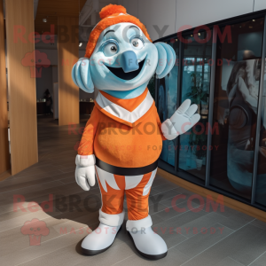 Silver Clown Fish mascotte...