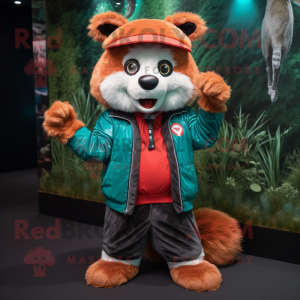 Blaugrüner Red-Panda...