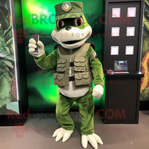 Silver Green Beret mascotte...