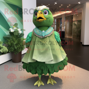 Green Quail mascotte...