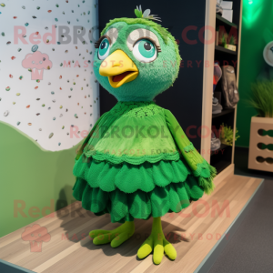 Green Quail mascotte...