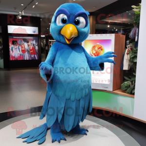 Blue Parrot mascotte...