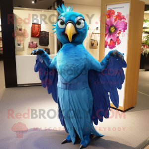 Blue Parrot mascotte...