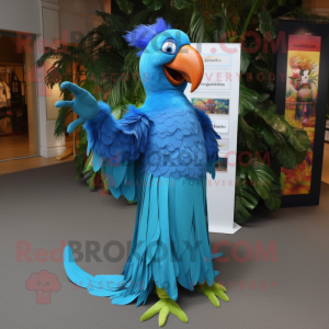 Blue Parrot mascotte...