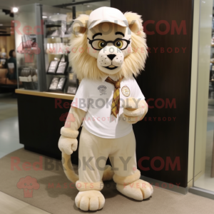 Costume de mascotte de lion...