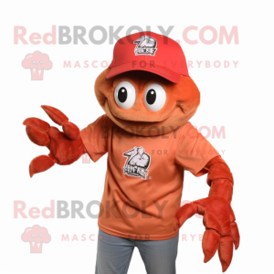 Rust Crab Cakes maskotdräkt...