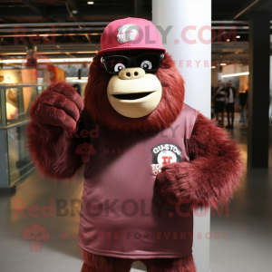 Maroon Gorilla maskot...