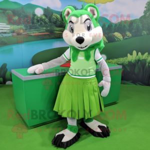 Green Badger mascotte...