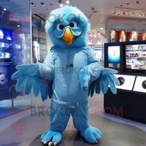 Sky Blue Harpy mascotte...