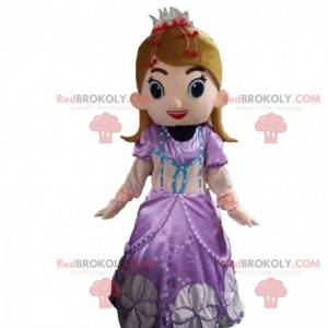 Princess mascotte, vrouwelijke koningin kostuum - Redbrokoly.com