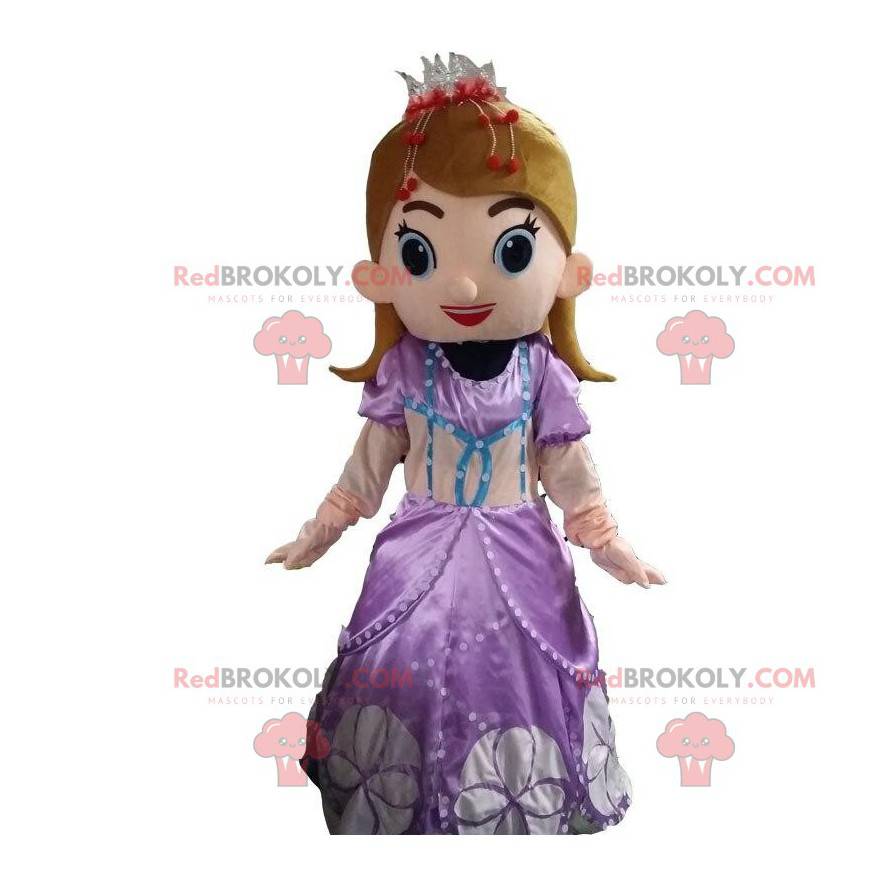Princess mascotte, vrouwelijke koningin kostuum - Redbrokoly.com