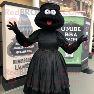 Zwart Jambalaya mascotte...