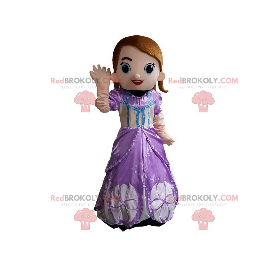 Principessa mascotte, costume da regina femminile -