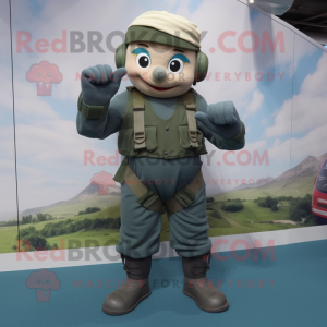  Para Commando maskot...