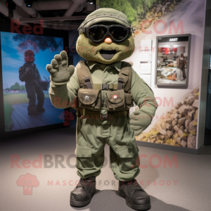  Para Commando maskot drakt...