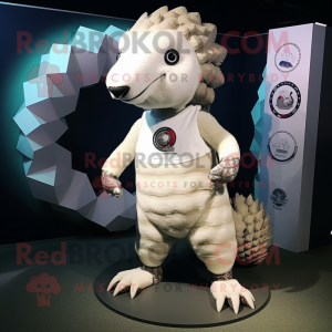 White Pangolin mascotte...