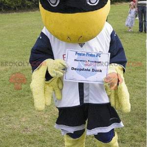 Deepdale Duck žlutý a černý pták maskot - Redbrokoly.com