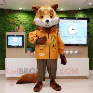 Brown-Fox Maskottchen...