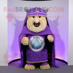 Lila Celtic Shield maskot...