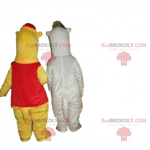 4 mascottes de lamas colorés, costumes d'alpagas -