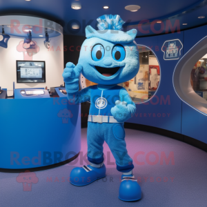 Blue Momentum mascotte...