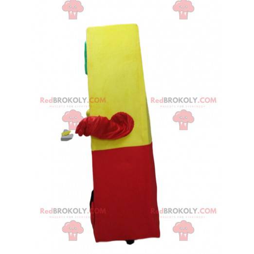 Giant pizza slice mascot, pizzeria costume - Redbrokoly.com