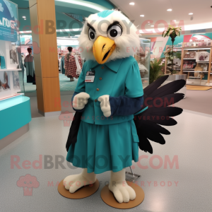 Costume de mascotte Teal...