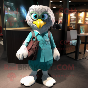 Teal Haast S Eagle mascotte...