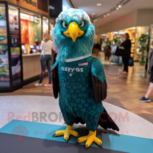 Teal Haast S Eagle mascotte...