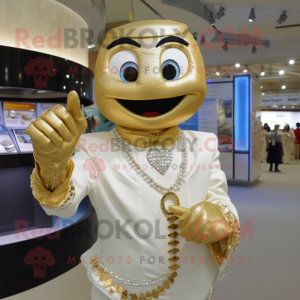 Guldarmband maskot kostym...