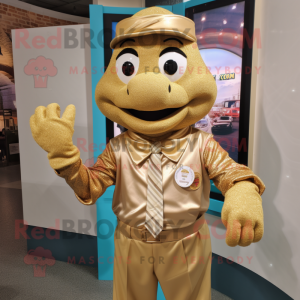 Guldarmband maskot kostym...