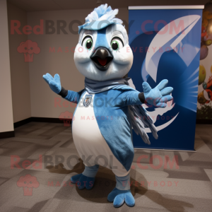 Silver Blue Jay mascotte...