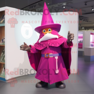 Magenta Wizard maskotdräkt...