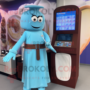 Postava maskota Sky Blue...