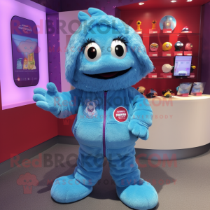 Sky Blue Raspberry mascotte...