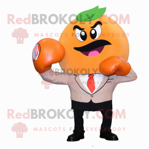 Peach Boxing Glove maskot...