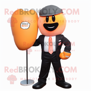 Peach Boxing Glove maskot...