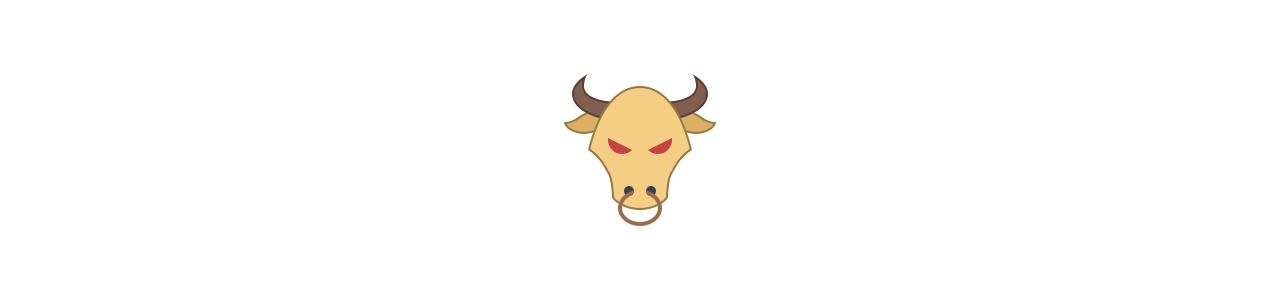 Stier mascotte - Mascottekostuum - Redbrokoly.com