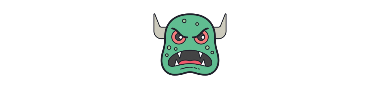 Monster maskot - maskotdräkter Redbrokoly.com 