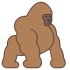 Gorilla-mascottes