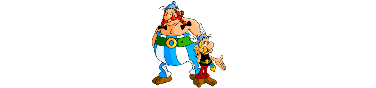 Asterix- und Obelix-Maskottchen -