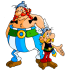 Asterix and Obelix mascots